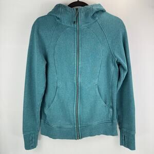 Lululemon Scuba Hoodie Light Cotton Fleece Size 8